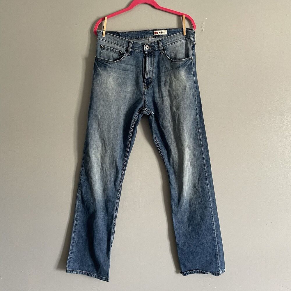 Wrangler Jeans Men's 34x34 Relaxed Boot Western Cowboy Denim Pant Rodeo